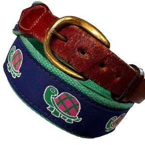 Vintage Turtle Ribbon Belt